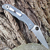 Розпродаж. Ніж складний Spyderco Endura, 8Cr13MoV, сірий, фото 7
