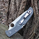 Розпродаж. Ніж складний Spyderco Endura, 8Cr13MoV, сірий, фото 8