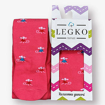 Колготки дитячі демісезонні бавовна LEGKO, 12 розмір, 74-80 см, 1-2 роки, 19115