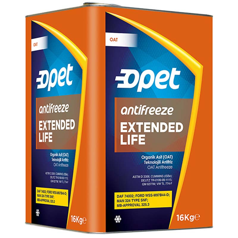 Антифриз концентрат Opet EXTENDED LIFE G12+ (помаранчевий) 16кг ANTIFREEZE LONG LIFE 16 kg, фото 1
