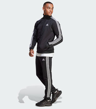 Кофта чоловіча спортивна Adidas M 3S TR TT TS (M) Black/White, фото 5