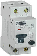 Автоматический выключатель дифференциального тока GENERICA АВДТ 32 C6 (IEK)