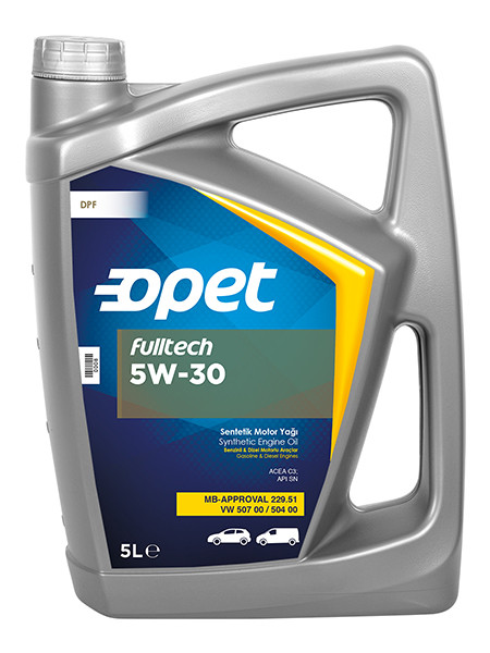 Олива моторна Opet FULLTECH 5W-30 синт 5л FULLTECH 5W-30 5L, фото 1