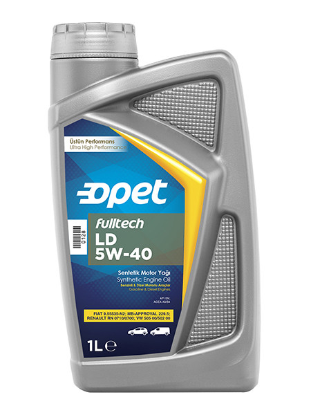 Олива моторна Opet FULLTECH LD 5W-40 синт 1л FULLTECH LD 5W-40 1L, фото 1