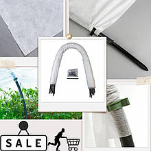 Парник теплиця з агроволокна 3 метри щільність 50 г/м2.