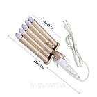 Плойка щипці для волосся Geemy GM 2932 / Плойка п'ятірна для завивки / Професійний утюжок для волосся, фото 8