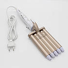 Плойка щипці для волосся Geemy GM 2932 / Плойка п'ятірна для завивки / Професійний утюжок для волосся, фото 5