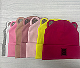 М 90543 Шапка трикотажна з вушками для дівчинки "HOLY CHIC" , 1-6 років, різні кольори, фото 7