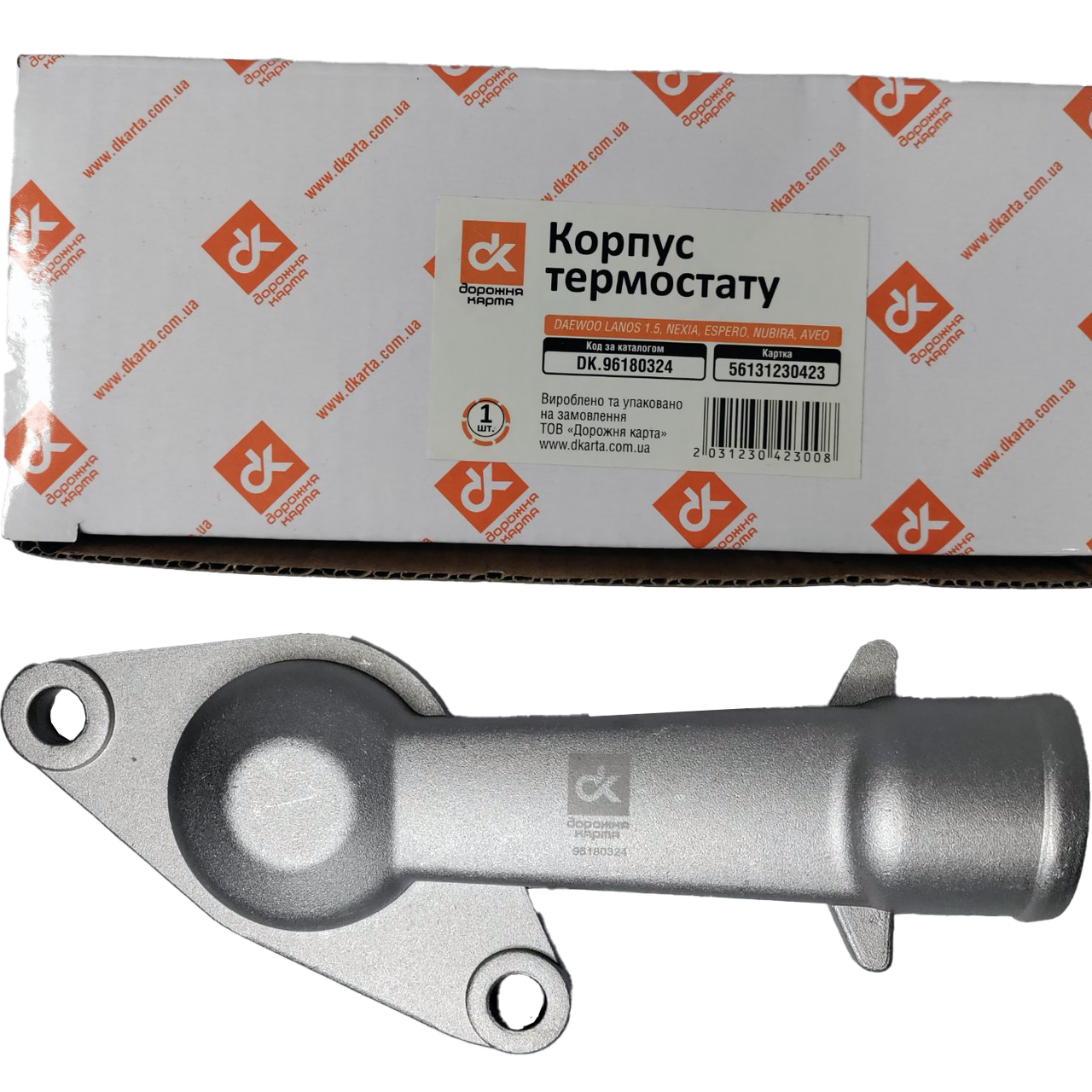 Корпус термостату Ланос, Нексія, Авео, DK, 1.5, 96180324
