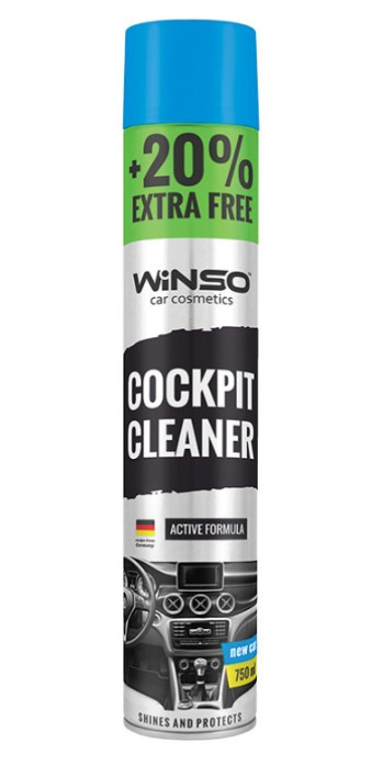 Поліроль для панелі приладів WINSO Cockpit Cleaner 750ml, нова машина (12шт/ящ)