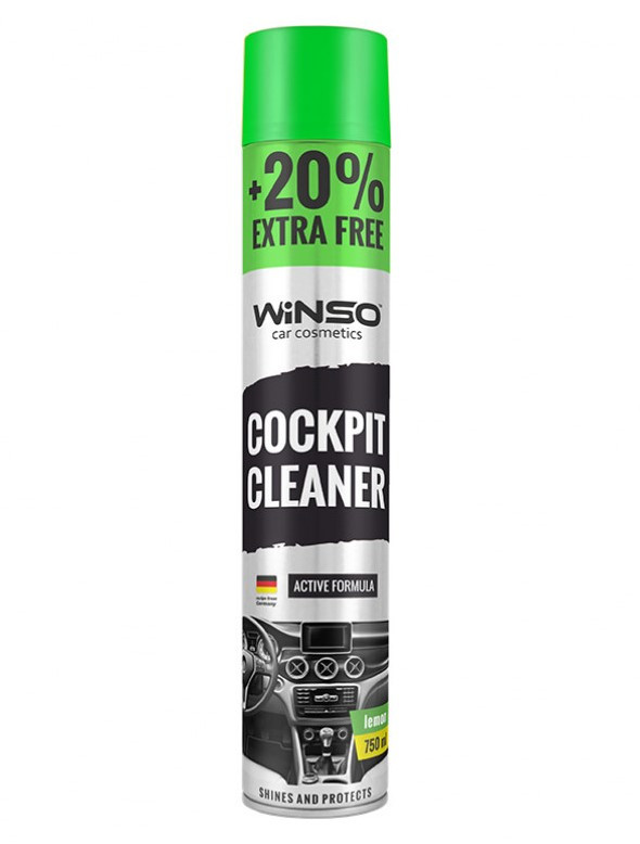 Поліроль для панелі приладів WINSO Cockpit Cleaner 750ml, лимон