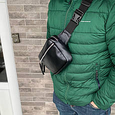 Чоловіча стильна сумка нагрудна слінг через плече поясна Cube 4.0, фото 2