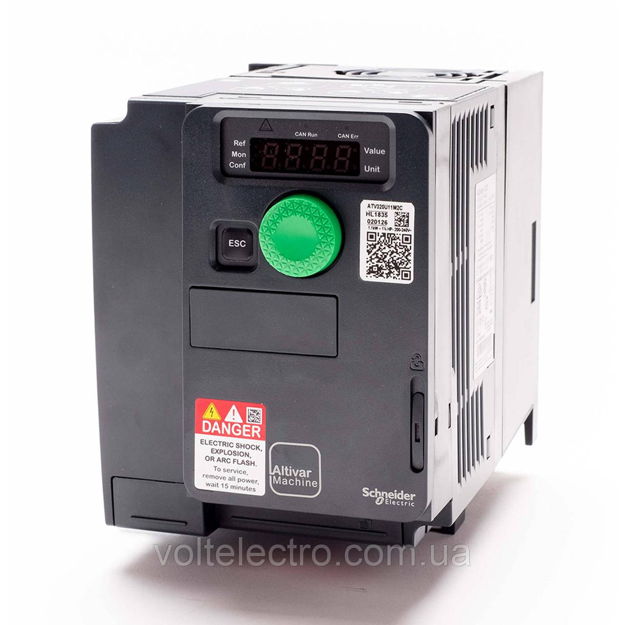 ATV320U07N4C Перетворювач частоти 0.75 кВт Altivar 320 3-ф 380В