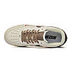 Чоловічі Кросівки Nike Air Force 1 low One Brown beige бежеві взуття Найк Форси шкіряні низькі, фото 5