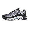 Чоловічі кросівки Nike Air Max Plus TN gray gradient Metallic Silver Найк Аір ТН Плюс сірі повсякденні осінь-весна літо, фото 4