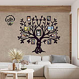 Сімейне дерево🌳 Колібрі 2 фоторамка, родинне дерево на стіну з фото рамками Колібрі, фото 2