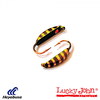 Вольфрамові мормишки Lucky John "Супер Банан" фарбована з петлею, 4 мм, 0,85г