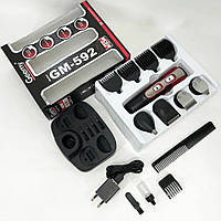 Тример для стрижки бороди акумуляторний GEMEI GM-592, Машинка для стрижки бороді, Тример бездротовий NV-73