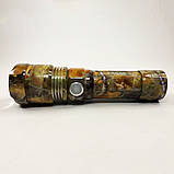 Портативний LED ліхтар на батареї BL-P512M-P90, Посилений ручний ліхтарик, Невеликий ручний ліхтар PW-54, фото 8