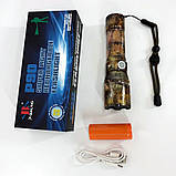 Портативний ліхтар із функцією зарядки Bailong, Світлодіодний ліхтар із зумом Ручний cob JB-69, фото 7