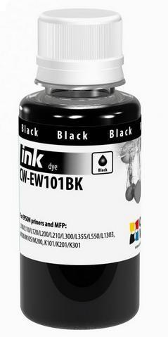 Чорнило ColorWay Epson (100мл) L-100/200 series Black (CW-EW101BK01), фото 1