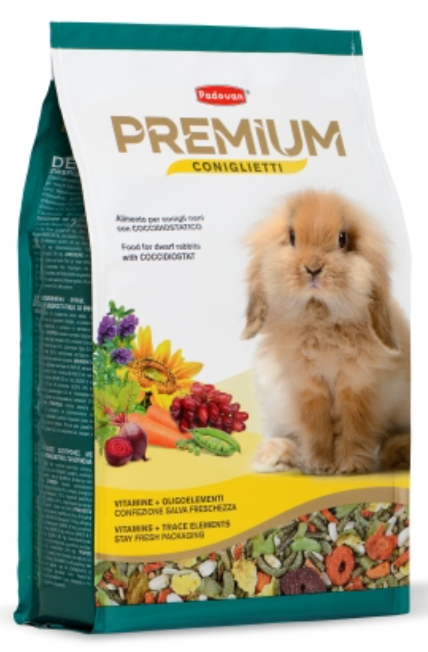 Padovan Coniglietti Premium 2 кг корм для кроликів