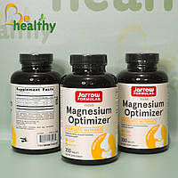 Малат магнію + вітамін В6 і таурин Magnesium Optimizer, Jarrow Formulas, 200 таблеток