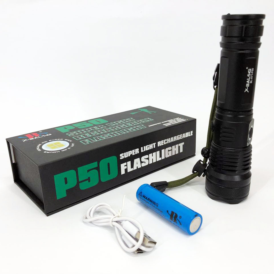 Багатофункціональний тактичний ліхтар POLICE BL-X71-P50, Тактичні ліхтарі акумуляторні GJ-93, фото 1