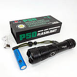 Багатофункціональний тактичний ліхтар POLICE BL-X71-P50, Тактичні ліхтарі акумуляторні GJ-93, фото 7