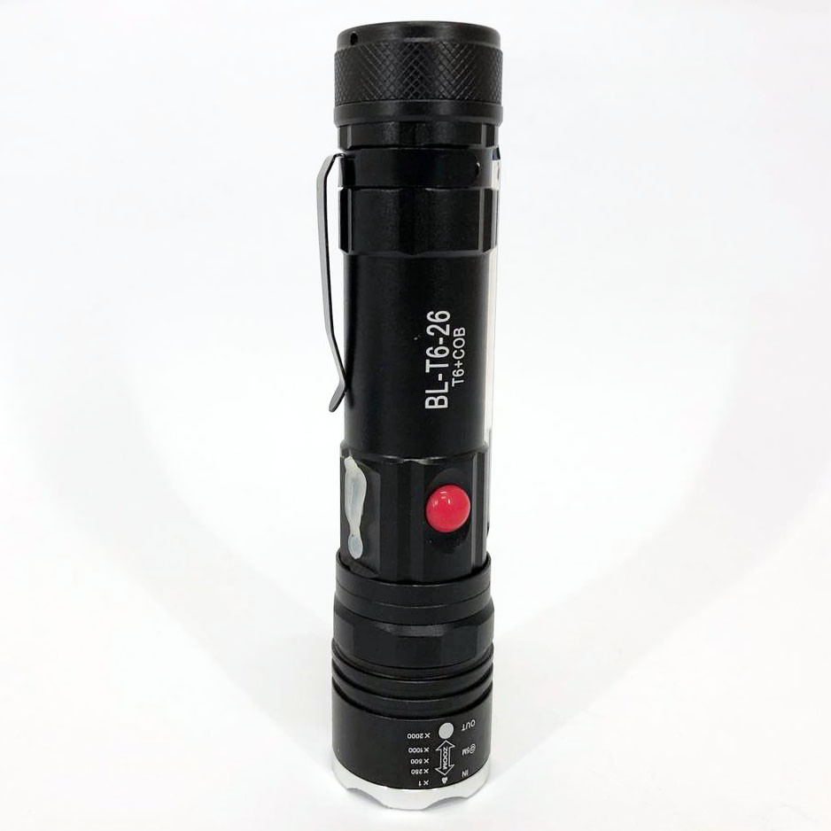 Ручний ліхтарик led Police T6-26+T6+COB, Ліхтарик поліцейський, Ручний ліхтар з MW-847 високою яскравістю
