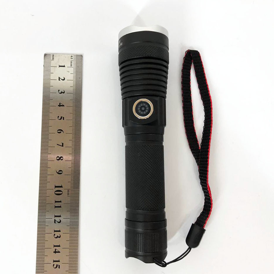 Точковий ручний ліхтар Police, Тактичний ліхтар на акумуляторі з юсб Алюмінієвий 18650 TO-12, фото 1