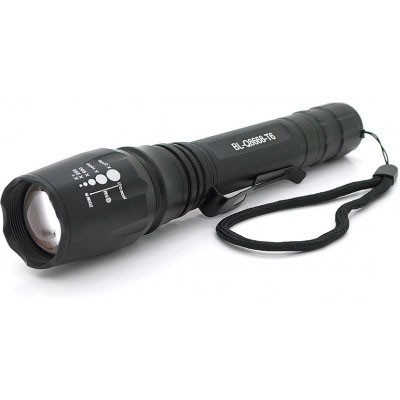 Ручний аварійний ліхтар Police 8668-T6, Потужний світлодіодний ліхтар ручний металевий ED-45, фото 1