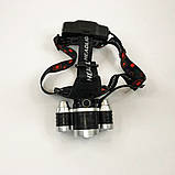 Потужний універсальний акумуляторний налобний ліхтар Police, Надійний налобний ліхтар IY-95, фото 3