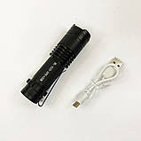 Кишеньковий міні ліхтар Police, Потужний ліхтар для дому топ-ліхтарик, Армійські тактичні ліхтарі DU-64, фото 6