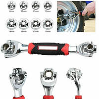 Універсальний ключ 48 в 1 Universal Tiger Wrench PRO 2428 new original Надміцний набір універсальних ключів TE-92