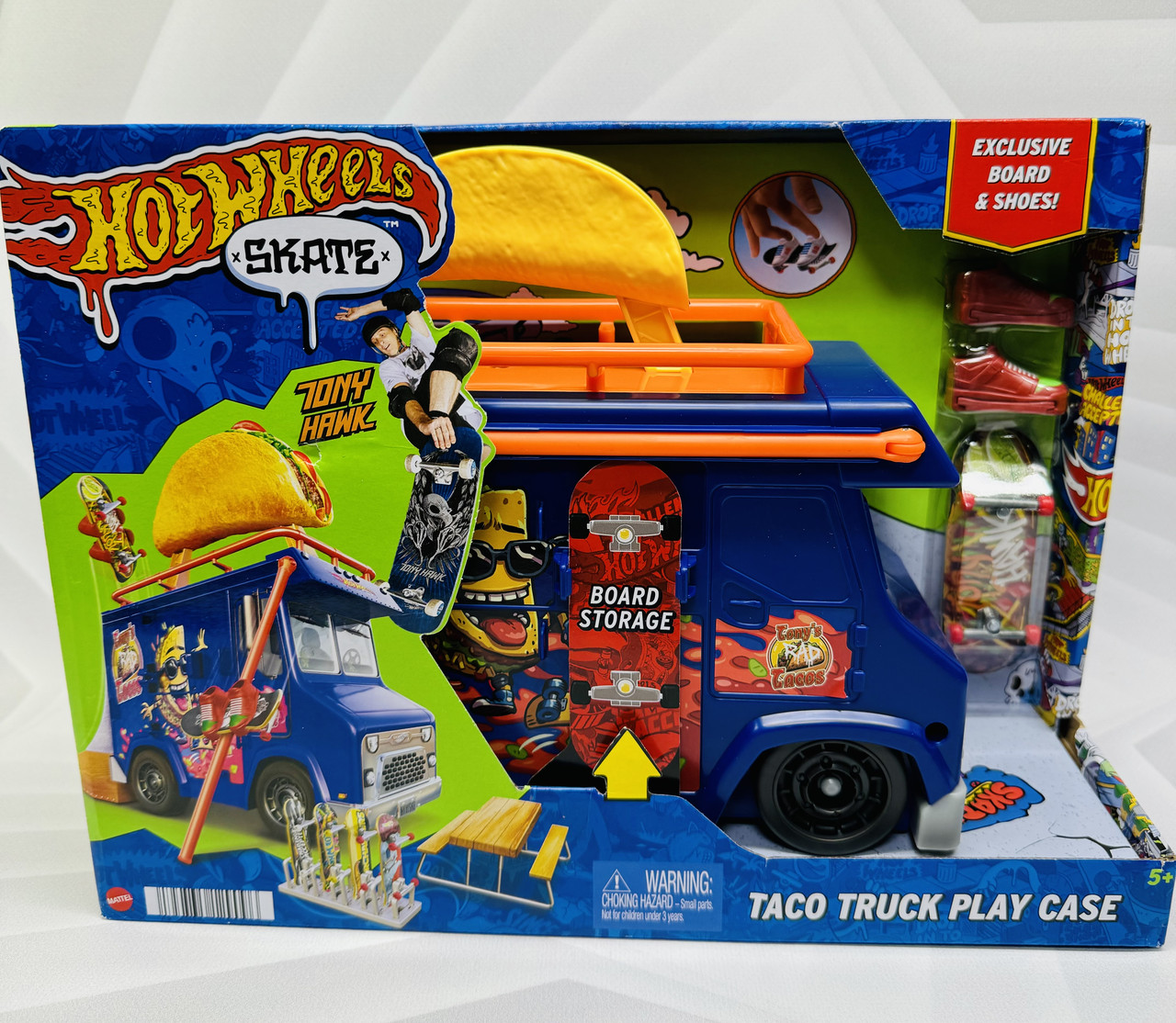Набір Хот Вілс скейт, взуття, вантажівка Hot Wheels Skate Taco Truck