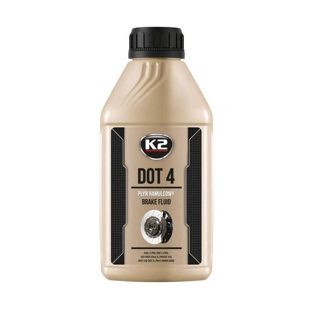 Рідина гальмівна K2 DOT-4  0.5 л