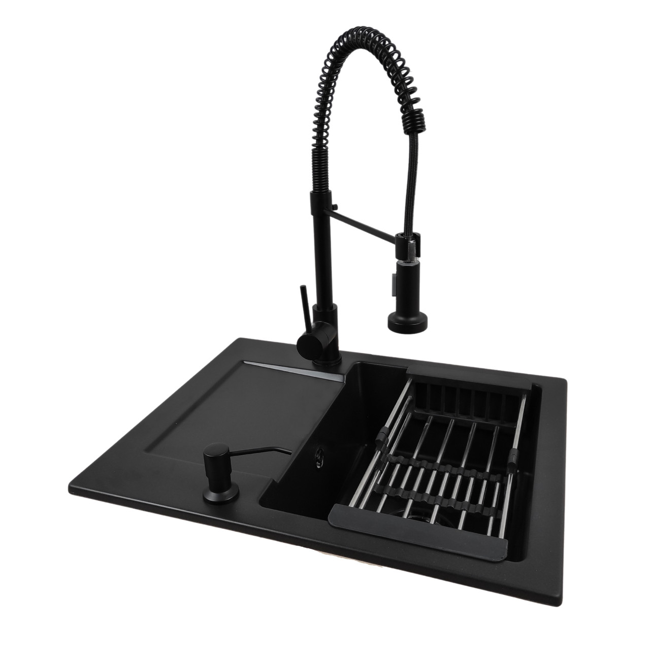 Кухонна мийка Brado DONZO SPIRAL + дозатор