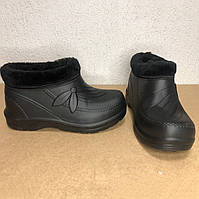 Ботинки женские с тиснением утепленные 37 размер. UQ-816 Цвет: черный