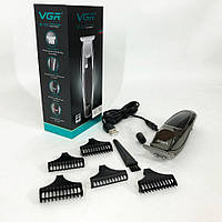 Профессиональная электробритва VGR V-030 / Машинка для стрижки волос беспроводная / Триммер PE-637 для усов