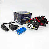 Налобний ліхтар на голову, Налобний ліхтар з ремінцем на голову Перезарядний Head Lamp GO-28, фото 8