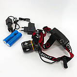 Ліхтар на голову для гаража і дачі, Професійний світлодіодний ліхтарик на голову Ліхтарик лоб EN-85, фото 7