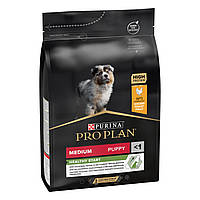 Сухий корм цуценят середніх порід Purina Pro Plan Dog Medium Puppy OptiStart з куркою 3 кг (7613035114869)