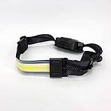 Потужний акумуляторний ліхтар для риболовлі XQ-T1C COB, Налобний тактичний ліхтар PM-34, фото 2