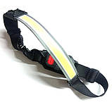 Потужний акумуляторний ліхтар для риболовлі XQ-T1C COB, Налобний тактичний ліхтар PM-34, фото 5