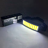 Ліхтарик побутовий налобний, Потужний універсальний акумуляторний налобний ліхтар CU-57, фото 10