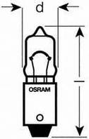 Лампа накаливания H10W 12V 10W, арт.: 64113, Пр-во: Osram