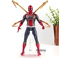Коллекционная статуэтка Человека паука 12 см из Marvel на подставке из ПВХ, фигурка Spider Man