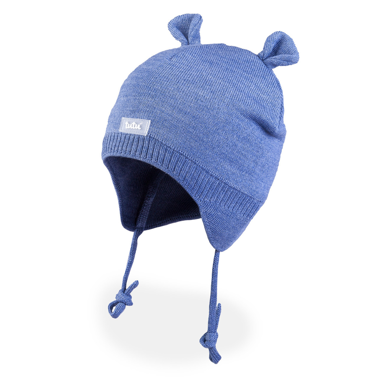 Шапка з мериносової вовни для хлопчика TuTu 3-005748 (42-46), фото 1