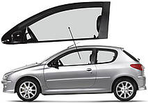 Бічне скло Peugeot 206 1998-2003 3d передніх дверей ліве